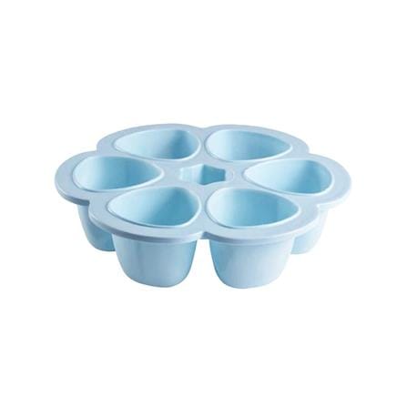ถาดหลุม 6 ช่อง PP/ซิลิโคน 90ml BEABA สีฟ้า_1