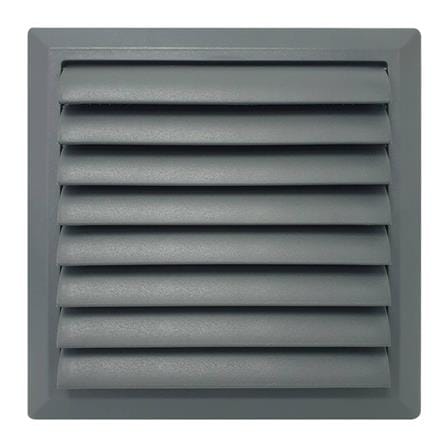 หน้ากากกันแมลง G-FLOW FIX GRILL 4 นิ้ว 10 ซม. สีเทา_0
