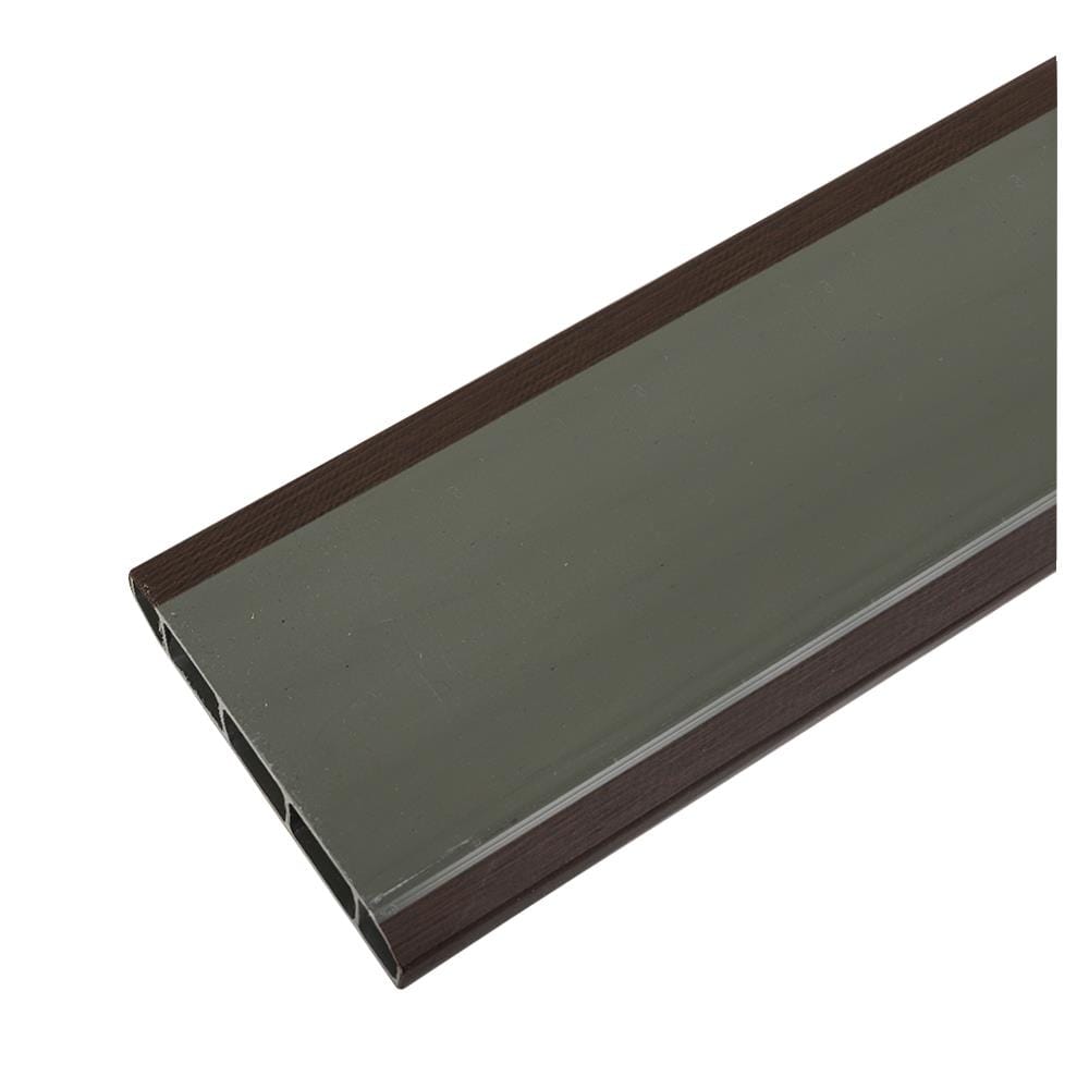 บัวพื้น PVC CROBERN 9.5X240X1.5 ซม. สีโอ๊คเข้ม