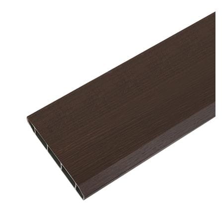 บัวพื้น PVC CROBERN 9.5X240X1.5 ซม. สีโอ๊คเข้ม_0