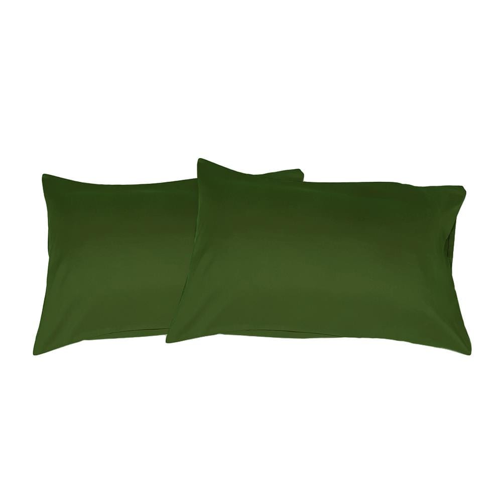 ปลอกหมอนหนุน BED CLIP STANDARD สีเขียวเข้ม แพ็ก 2 ชิ้น