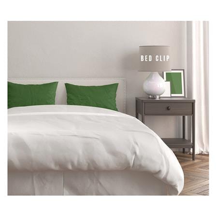 ปลอกหมอนหนุน BED CLIP STANDARD สีเขียวเข้ม แพ็ก 2 ชิ้น_3
