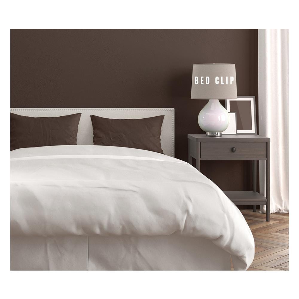 ปลอกหมอนหนุน BED CLIP STANDARD สีน้ำตาลเข้ม แพ็ก 2 ชิ้น