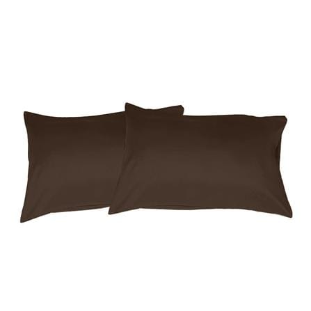 ปลอกหมอนหนุน BED CLIP STANDARD สีน้ำตาลเข้ม แพ็ก 2 ชิ้น