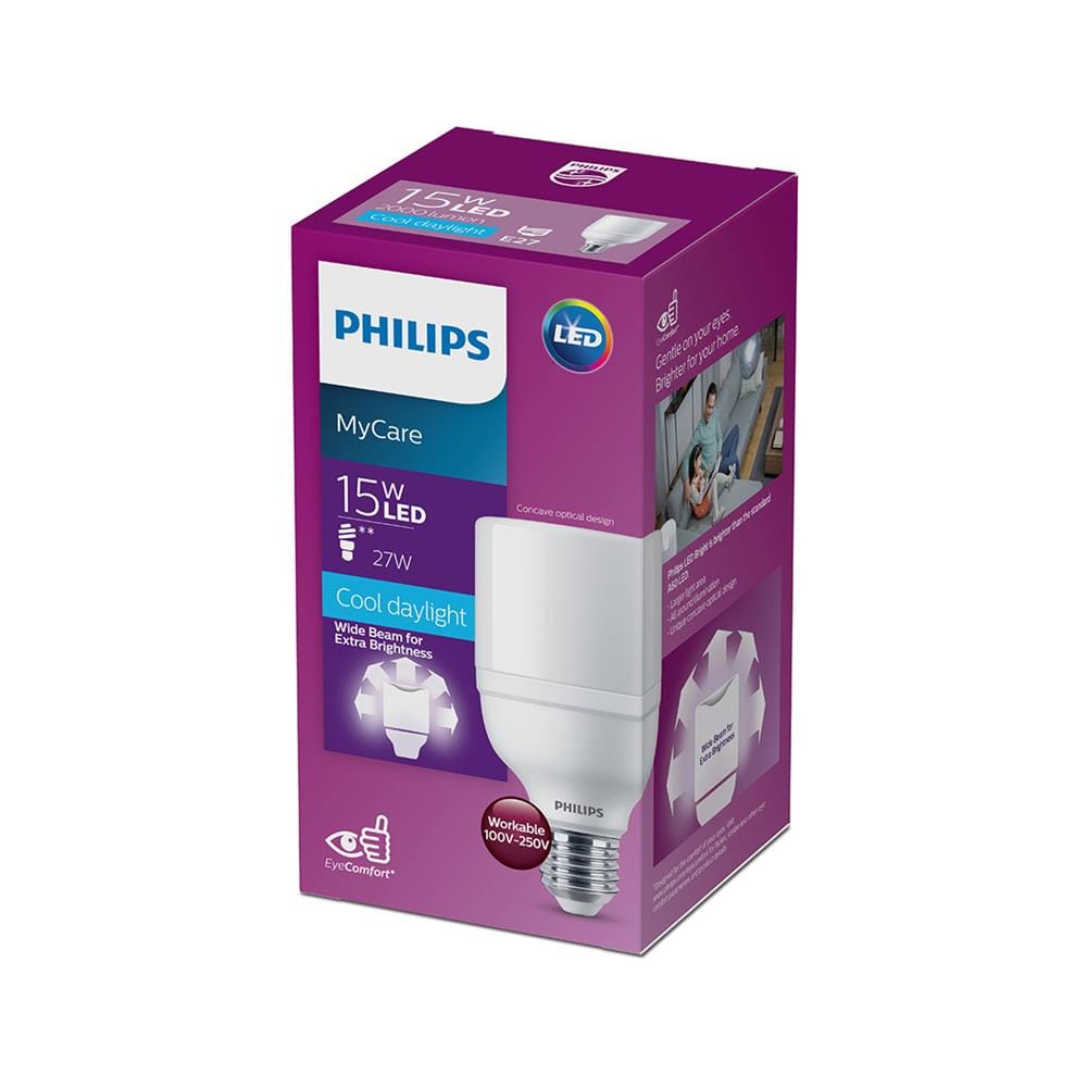 หลอด LED PHILIPS BRIGHT T70 15 วัตต์ DAYLIGHT E27