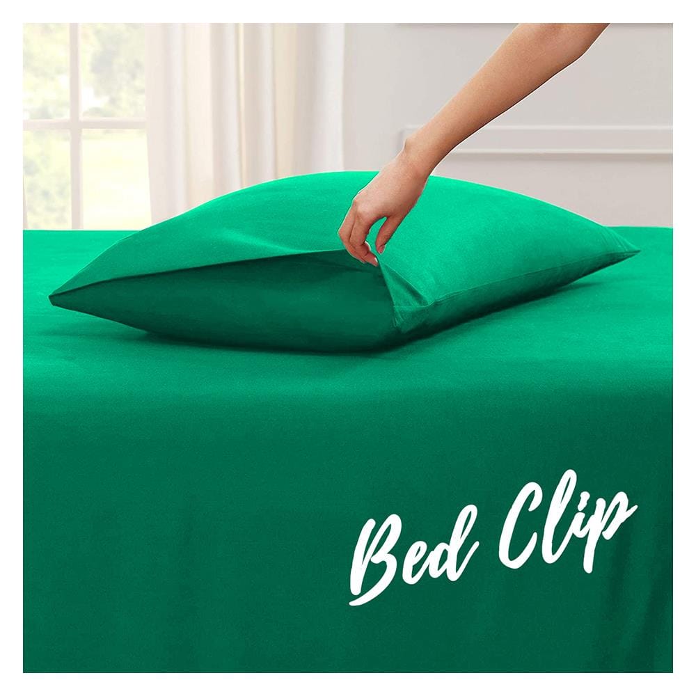 ปลอกหมอนหนุน BED CLIP STANDARD สีเขียวพาสเทล แพ็ก 2 ชิ้น