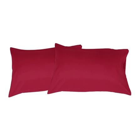 ปลอกหมอนหนุน BED CLIP STANDARD สีแดง แพ็ก 2 ชิ้น