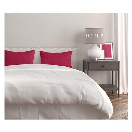 ปลอกหมอนหนุน BED CLIP STANDARD สีแดง แพ็ก 2 ชิ้น_3