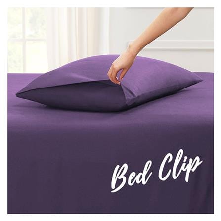ปลอกหมอนหนุน BED CLIP STANDARD สีม่วง แพ็ก 2 ชิ้น_2