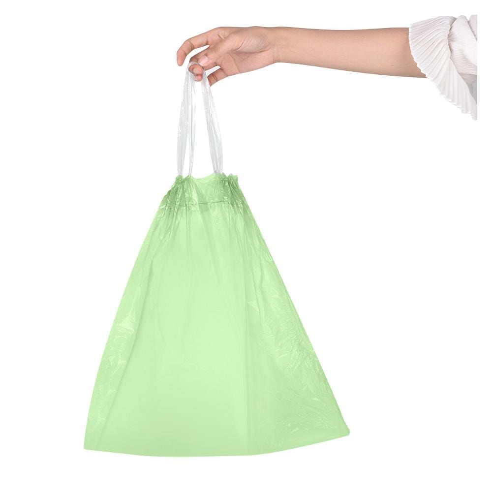 ถุงขยะม้วน หูผูก ACCO ขนาด 24x28" จำนวน 15ใบ สีเขียว
