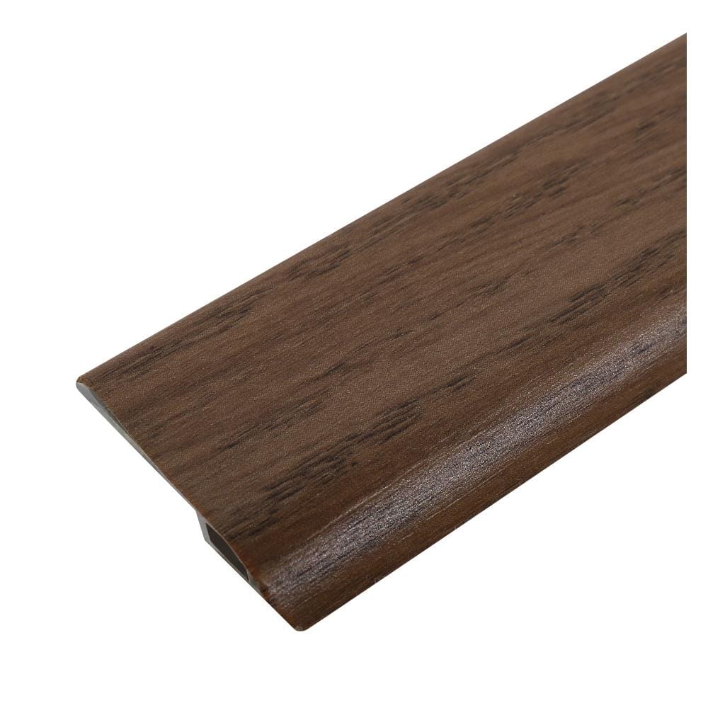 ตัวจบขอบโค้ง PVC CROBERN 2.5X240X0.6 ซม. สีวอลนัท