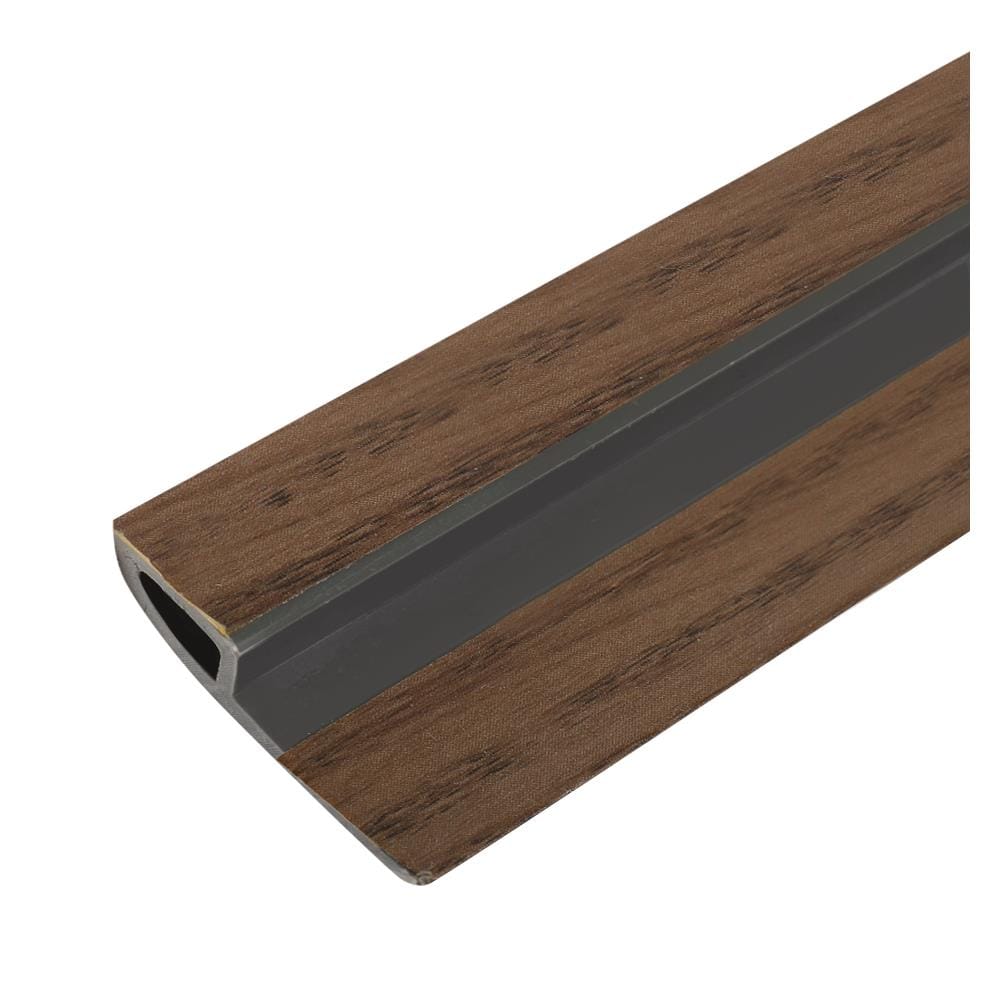 ตัวจบขอบโค้ง PVC CROBERN 2.5X240X0.6 ซม. สีวอลนัท