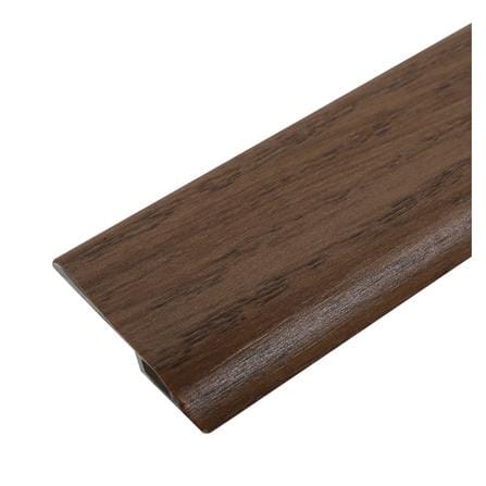 ตัวจบขอบโค้ง PVC CROBERN 2.5X240X0.6 ซม. สีวอลนัท