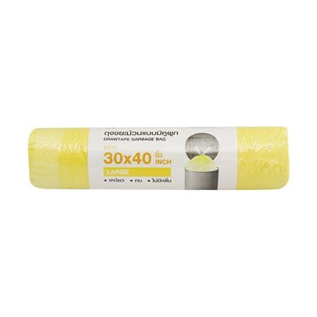 ถุงขยะม้วน หูผูก ACCO ขนาด 30x40" จำนวน 10 ใบ สีเหลือง