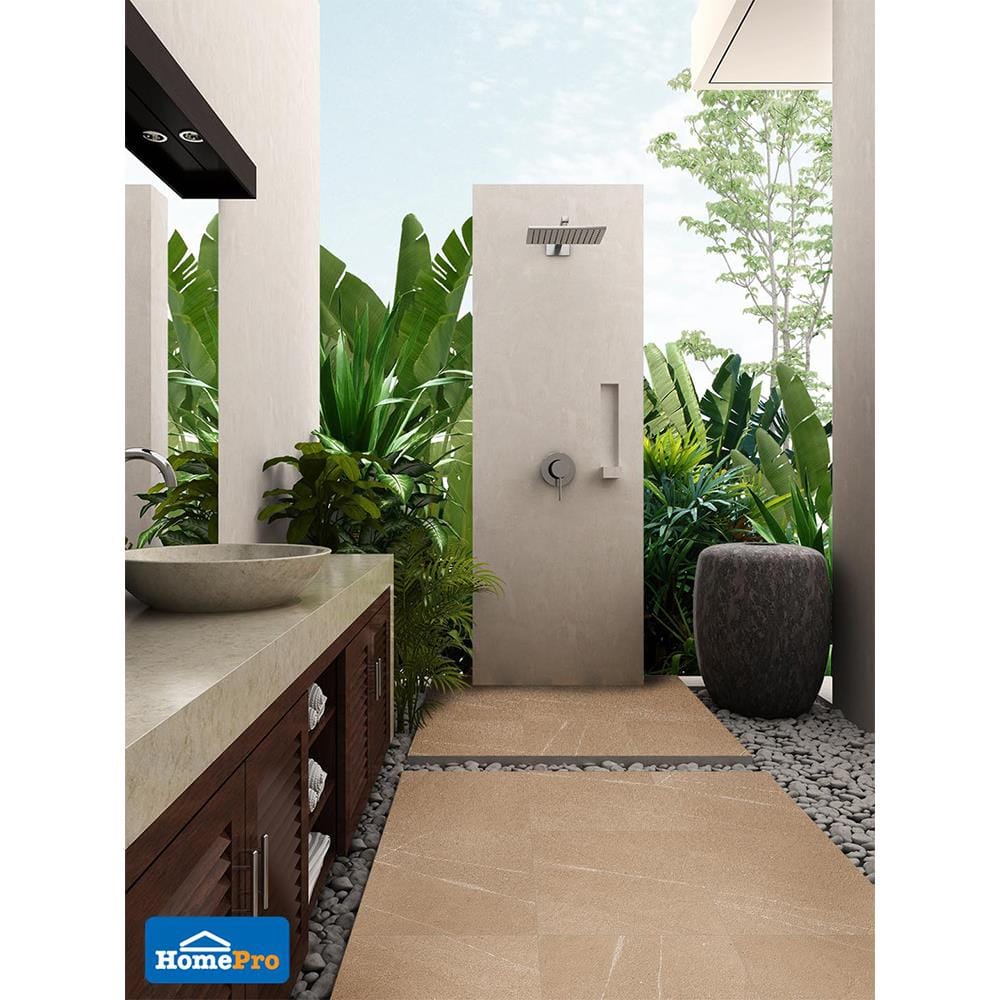 กระเบื้องพื้น 16x16 นิ้ว COTTO ฟอลคอน ซีเปีย PM (HYG) 0.96M2
