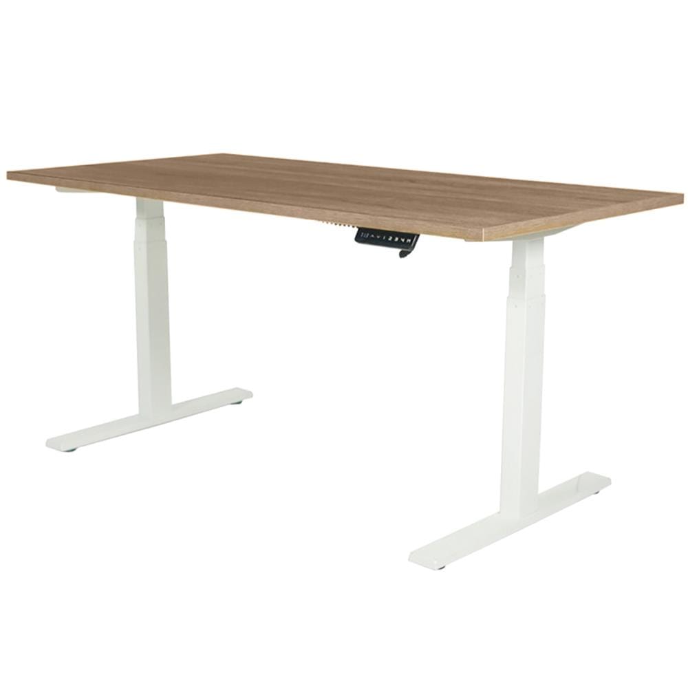 โต๊ะทำงานปรับระดับ ERGOTREND SIT 2 STAND Gen2A 150 ซม. สี SONOMA/ขาว