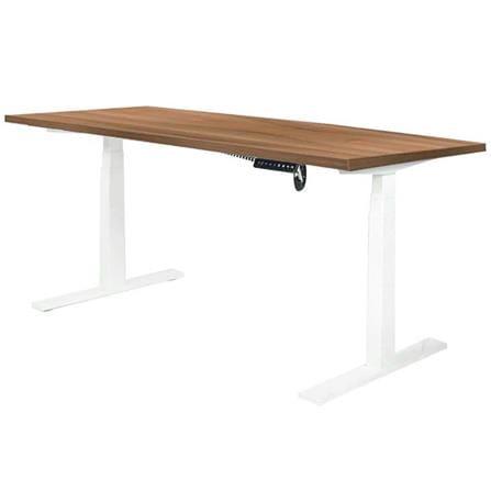 โต๊ะทำงานปรับระดับ ERGOTREND SIT 2 STAND Gen2A 180 ซม. สี TEAK/ขาว
