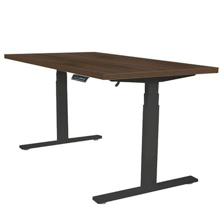 โต๊ะทำงานปรับระดับ ERGOTREND SIT 2 STAND Gen2A 120 ซม. สี CLASSIC TEAK/ดำ