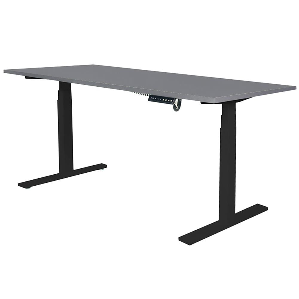 โต๊ะทำงานปรับระดับ ERGOTREND SIT 2 STAND Gen2A 180 ซม. สี GRAPHITE/ดำ