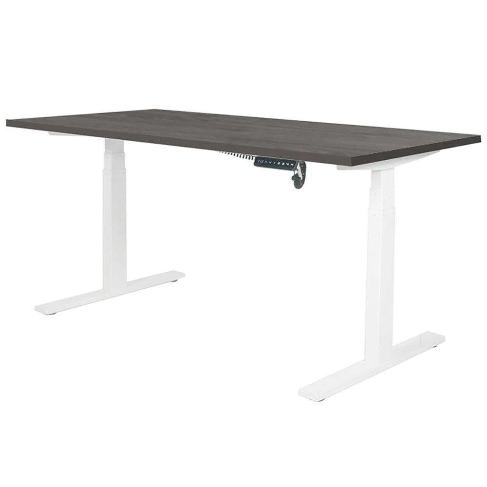 โต๊ะทำงานปรับระดับ ERGOTREND SIT 2 STAND Gen2A 180 ซม. สี TWILIGTH ELM/ขาว