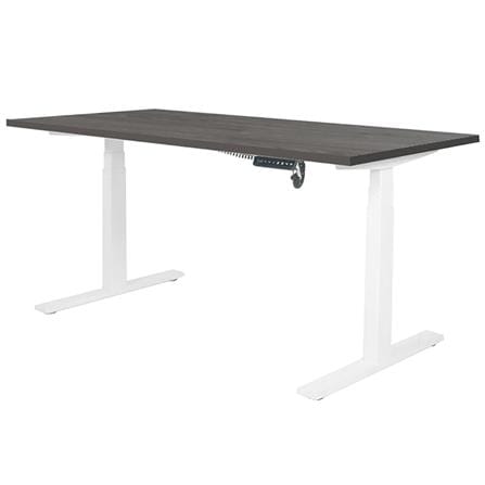 โต๊ะทำงานปรับระดับ ERGOTREND SIT 2 STAND Gen2A 180 ซม. สี TWILIGTH ELM/ขาว