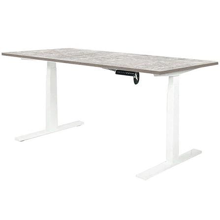 โต๊ะทำงานปรับระดับ ERGOTREND SIT 2 STAND Gen2A 180 ซม. สี CONCRETE/ขาว_0