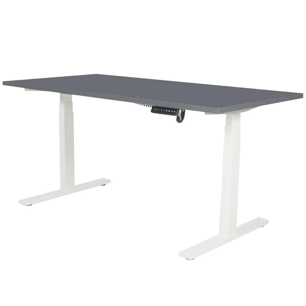 โต๊ะทำงานปรับระดับ ERGOTREND SIT 2 STAND Gen2A 180 ซม. สี GRAPHITE/ขาว