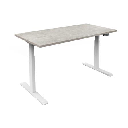 โต๊ะทำงานปรับระดับ ERGOTREND SIT 2 STAND Gen2A 120 ซม. สี CONCRETE/ขาว_1