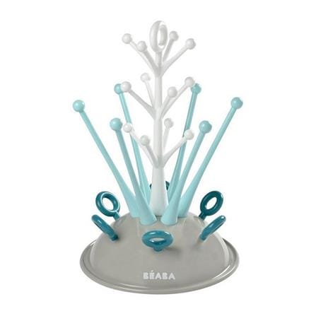 ที่คว่ำขวดนมและฝา BEABA 6 ขวด สีฟ้า/ขาว_0