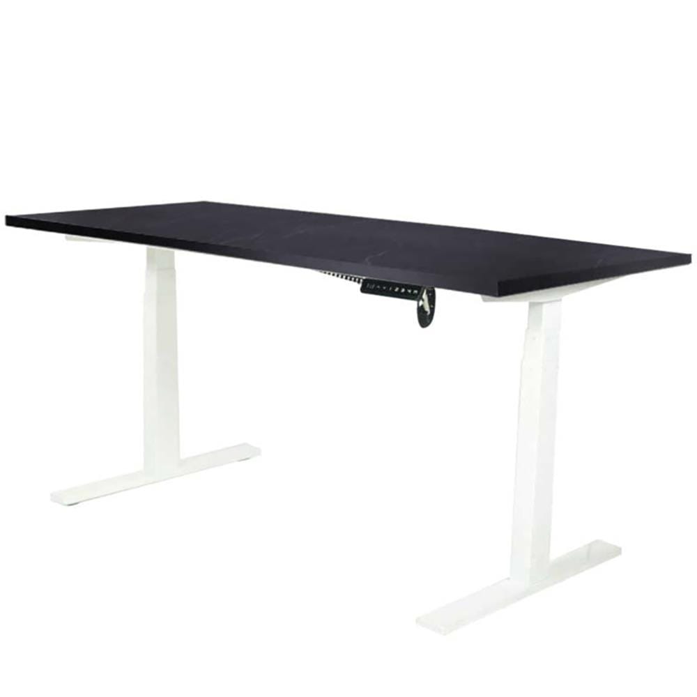 โต๊ะทำงานปรับระดับ ERGOTREND SIT 2 STAND Gen2A 120 ซม. สี MIDNIGHT MABLE/ขาว