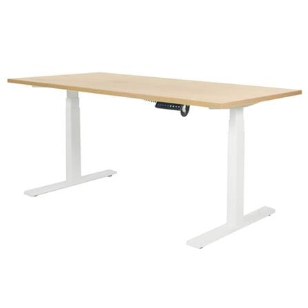 โต๊ะทำงานปรับระดับ ERGOTREND SIT 2 STAND Gen2A 180 ซม. สี SHIMO ASH/ขาว