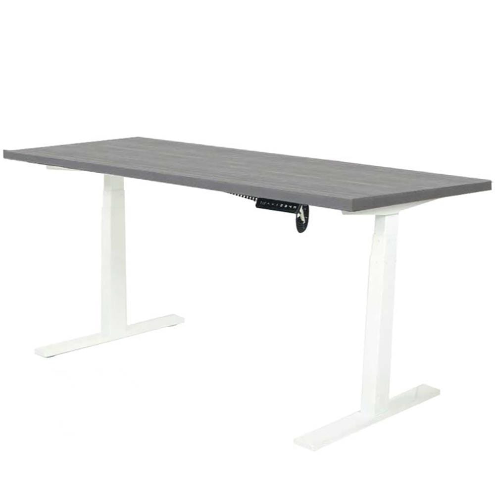 โต๊ะทำงานปรับระดับ ERGOTREND SIT 2 STAND Gen2A 120 ซม. สี COMBI GREY/ขาว