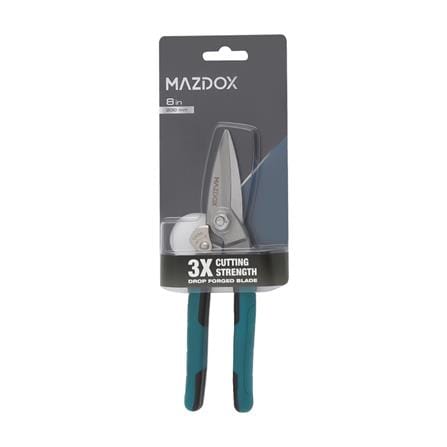 กรรไกรตัดแผ่นโลหะ MAZDOX W015023 8 นิ้ว_2