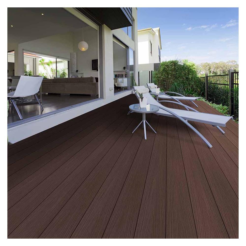 ไม้พื้น WPC INOVAR ULTRA DECK 13.8X240X2.25 ซม. สีน้ำตาลเข้ม (แพ็ก 3 ชิ้น)