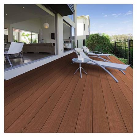 ไม้พื้น INOVAR ULTRA DECK 13.8X240X2.25 ซม. สีน้ำตาลอ่อน_4