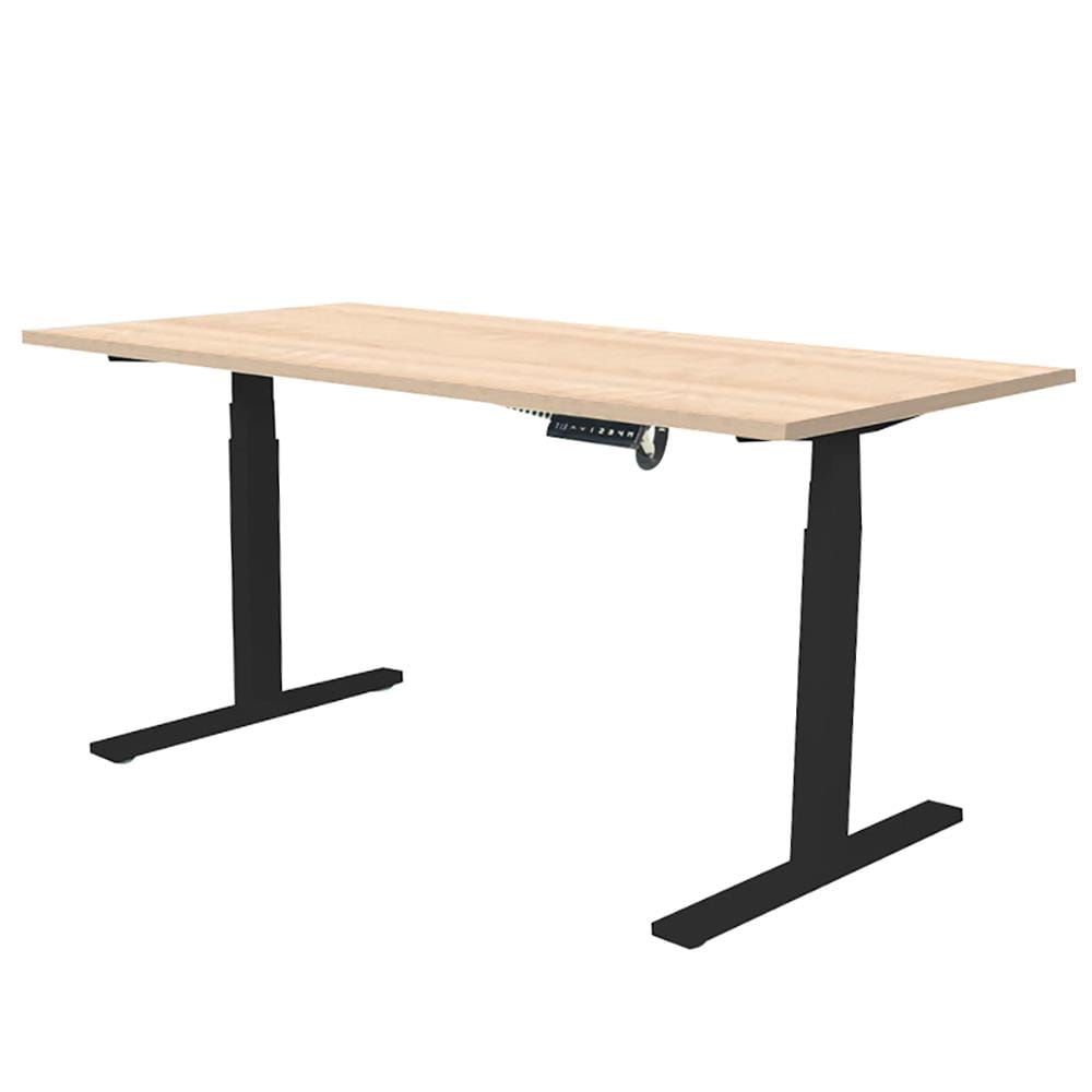 โต๊ะทำงานปรับระดับ ERGOTREND SIT 2 STAND Gen2A 150 ซม. สี SHIMO ASH/ดำ