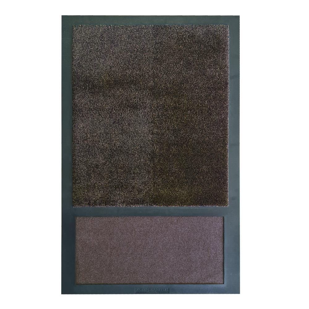 พรมดักฝุ่นฆ่าเชื้อ KLEEN-TEX 80x150 ซม. สีดำ/น้ำตาล