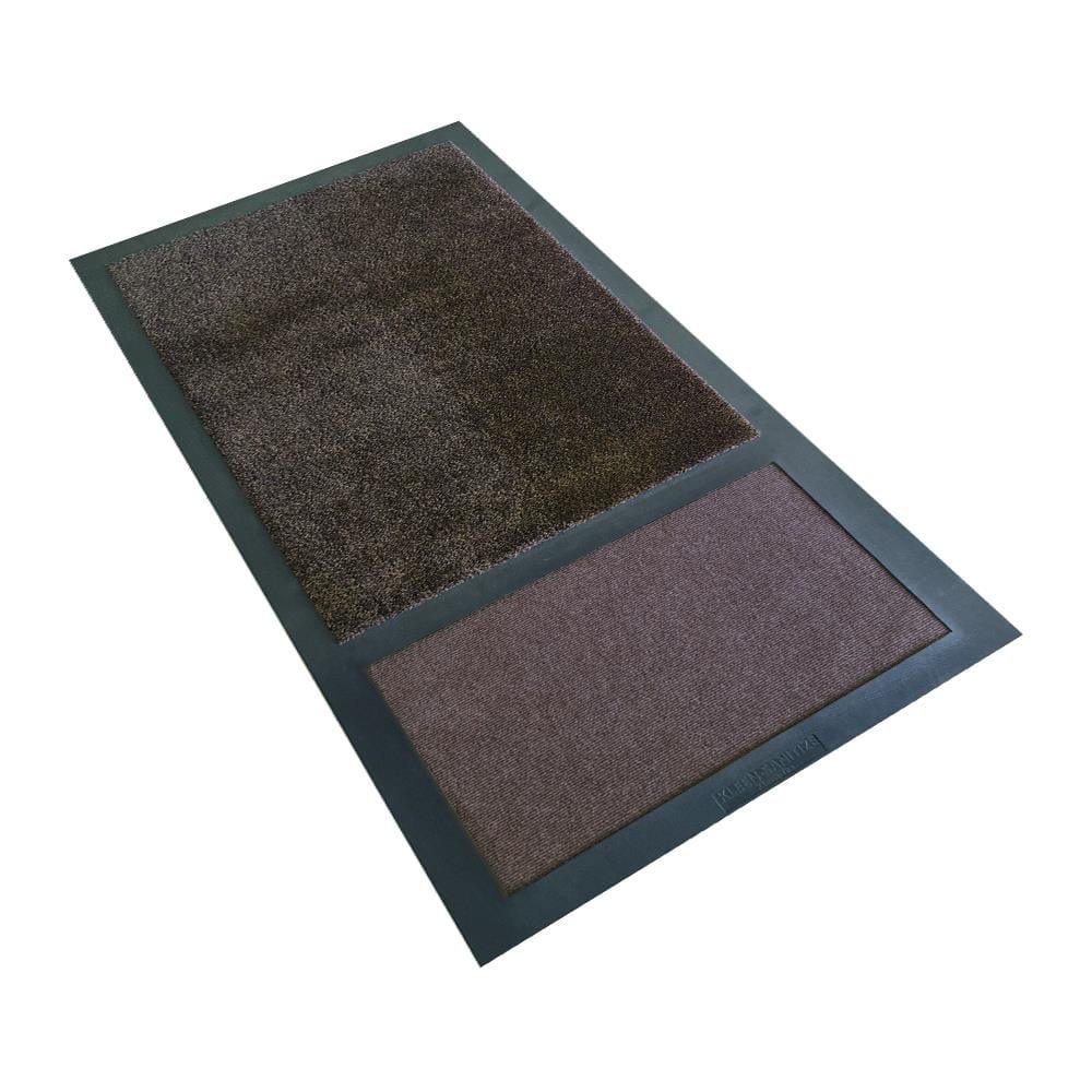 พรมดักฝุ่นฆ่าเชื้อ KLEEN-TEX 80x150 ซม. สีดำ/น้ำตาล