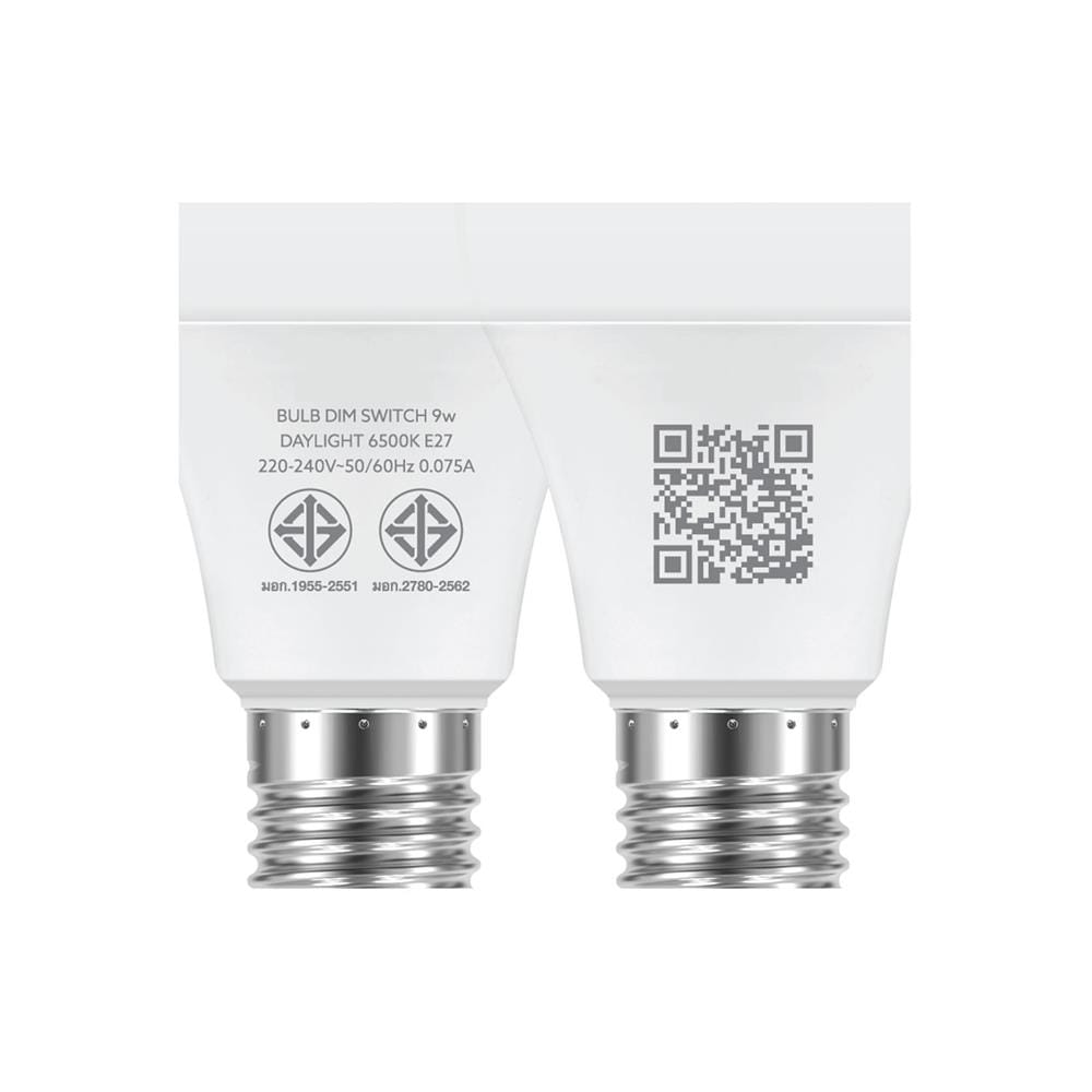 หลอด LED LAMPTAN DIM SWITCH 3 STEP 9 วัตต์ E27 DAYLIGHT
