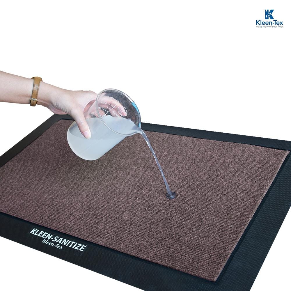 ถาดซับน้ำยาฆ่าเชื้อ KLEEN-TEX 50x80 ซม. สีดำ/น้ำตาล