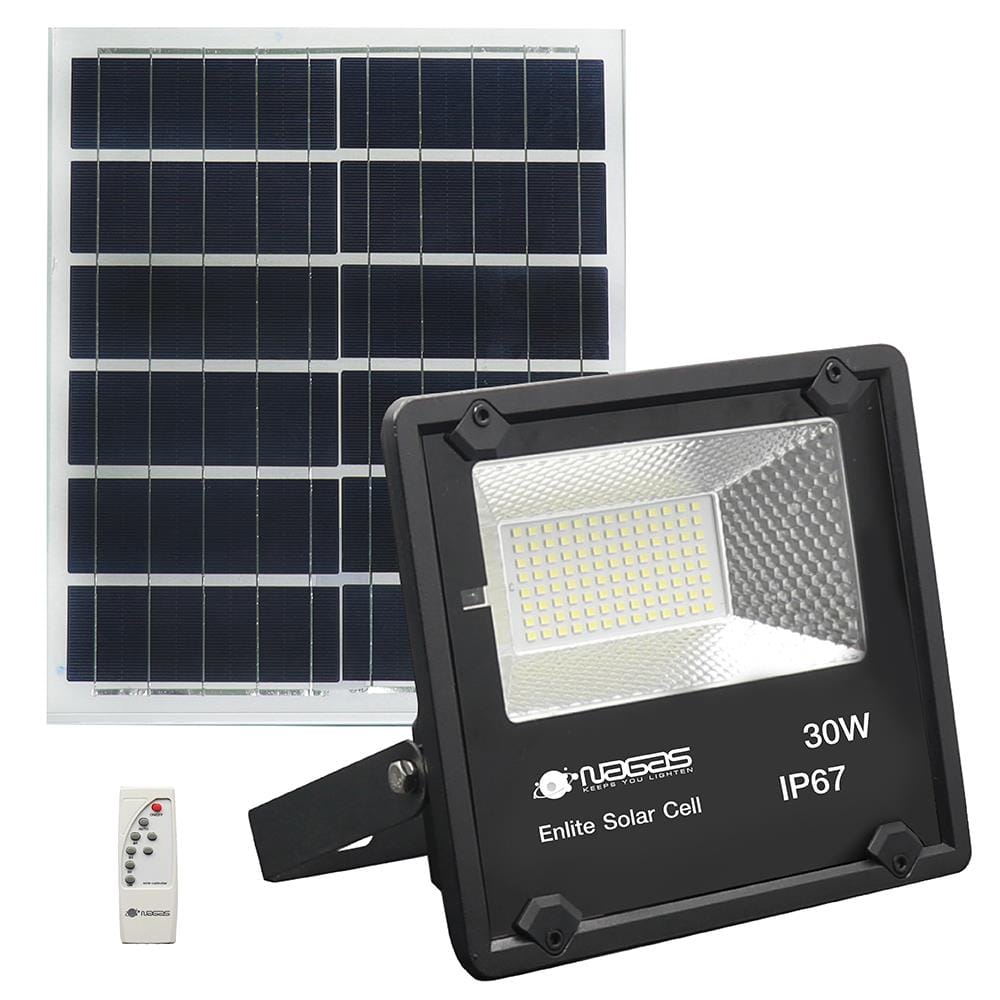 ไฟสปอตไลท์ SOLAR NAGAS ENLITE 30 วัตต์ DAYLIGHT