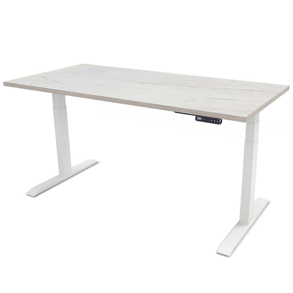 โต๊ะทำงานปรับระดับ ERGOTREND SIT 2 STAND GEN3 150 ซม. สี GRANITE/ขาว