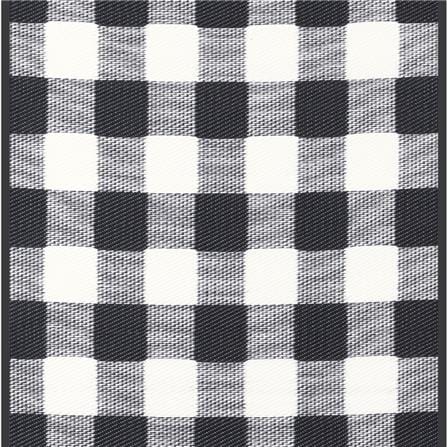 เสื่ออเนกประสงค์ MAT-ER GINGHAM SIZE S 90x200 ซม. สีขาว/ดำ_1