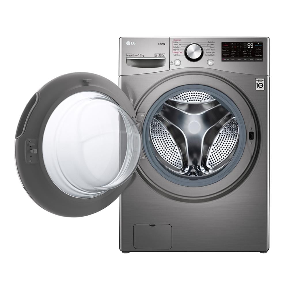 เครื่องซักผ้าฝาหน้า LG F2515STGV.AESPETH 15 กก. 1200 อินเวอร์เตอร์