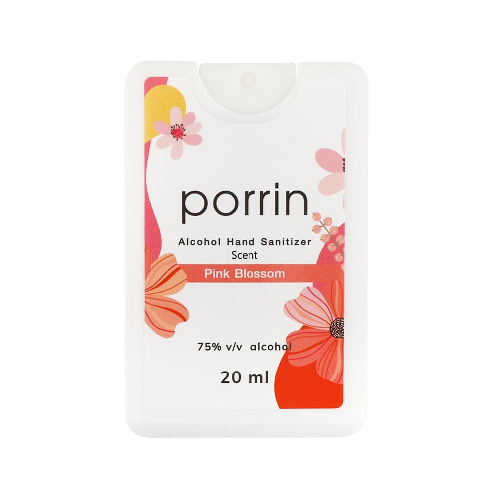 สเปรย์แอลกอฮอล์ PORRIN 20 มล. PINK BLOSSOM