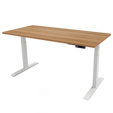 โต๊ะปรับระดับไฟฟ้า ERGOTREND SIT 2 STAND GEN3 150 ซม. สี VINTAGE OAK/ขาว