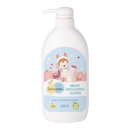 น้ำยาล้างขวดนมและจุกนม LAMOON 500ml_0