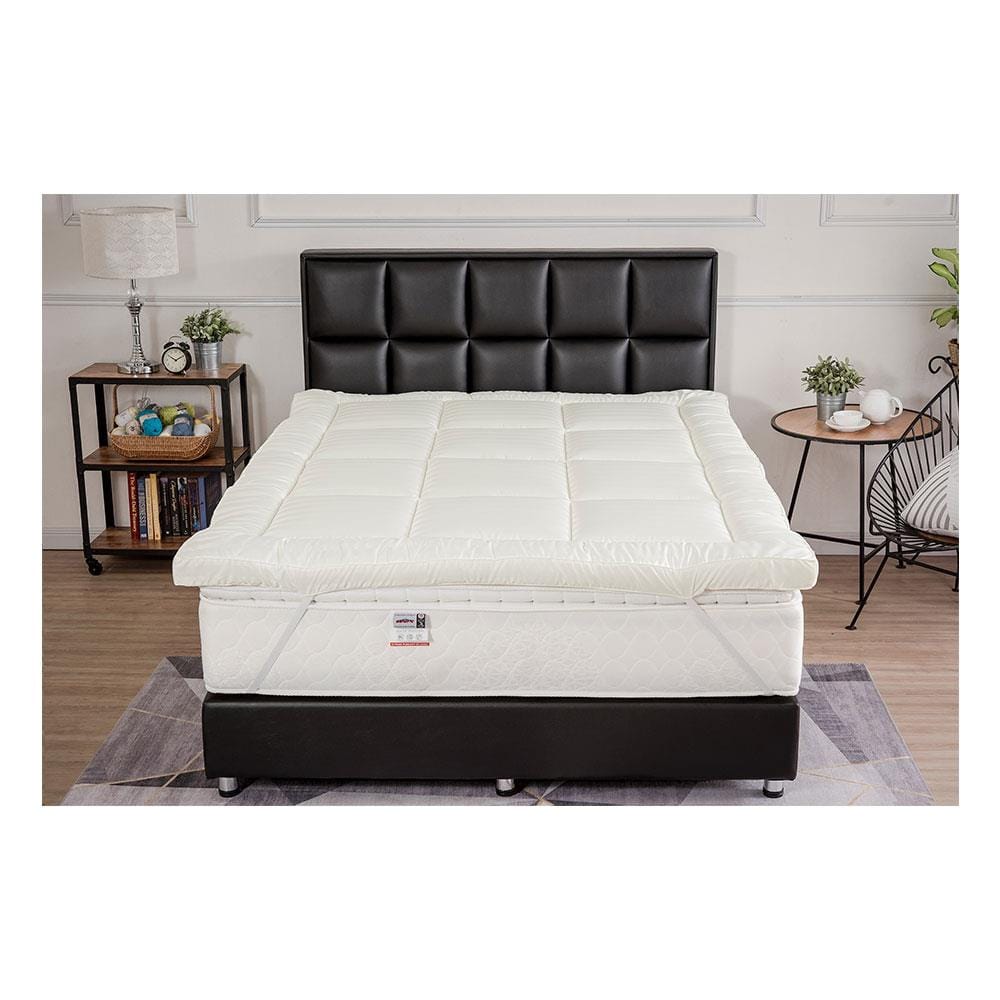 แผ่นรองนอน 5 ฟุต LUCKY MATTRESS PREMIUM SOFT สีครีม