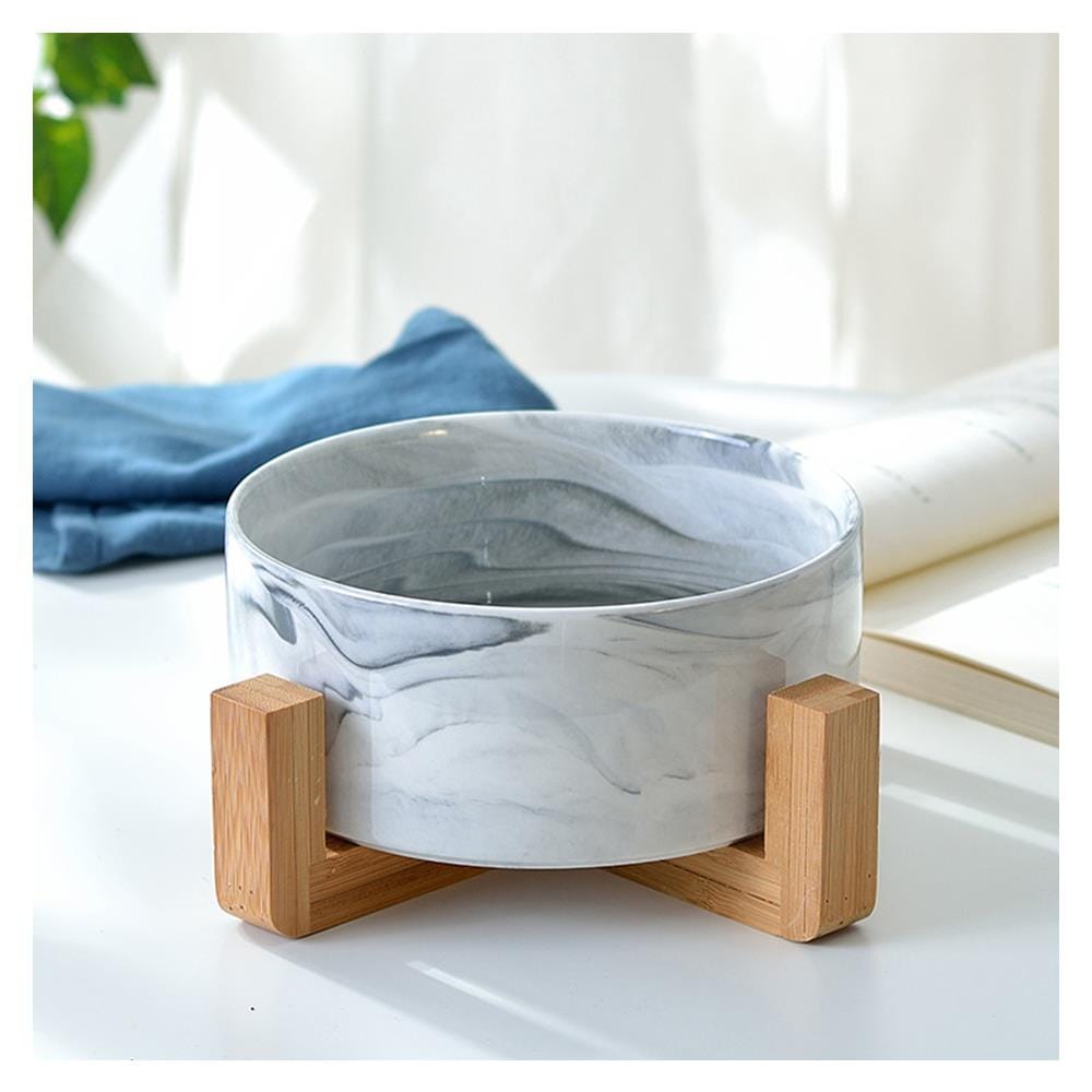 ชามเซรามิก 8 นิ้ว BAMBOO MARBLE สีเทา