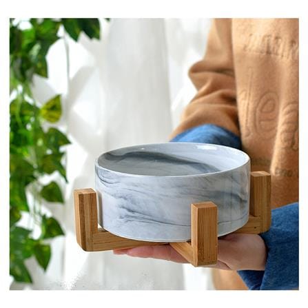 ชามเซรามิก 8 นิ้ว BAMBOO MARBLE สีเทา_6